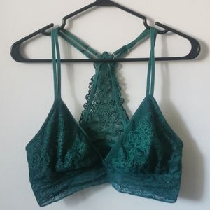 AERIE lace bralettes